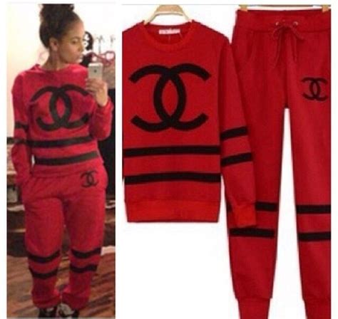 coco chanel sweat suits women.